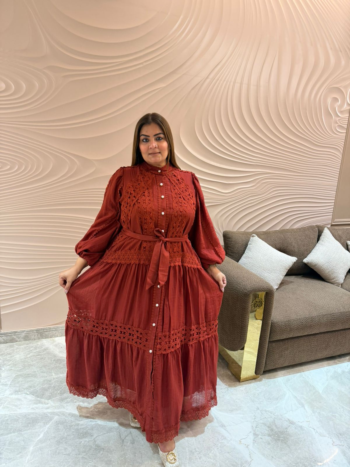 Beautiful Cotton Imported Dress