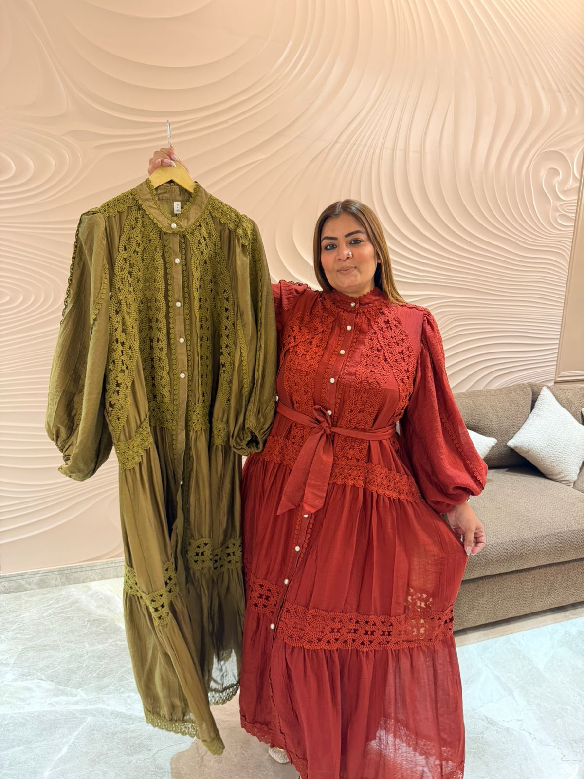 Beautiful Cotton Imported Dress