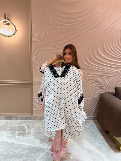 Zareen Crepe Farshi Co-ord Set